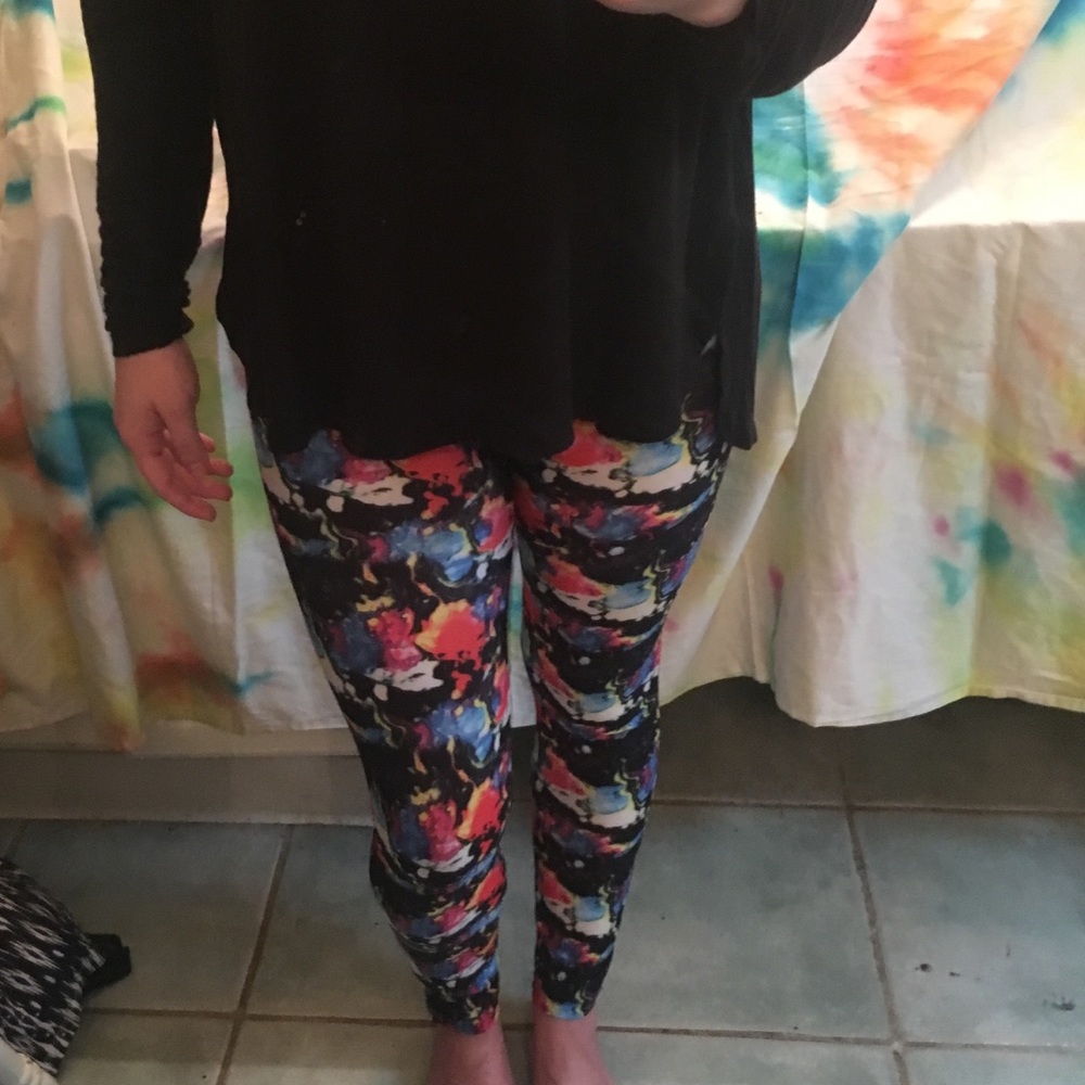 Watercolor Leggings